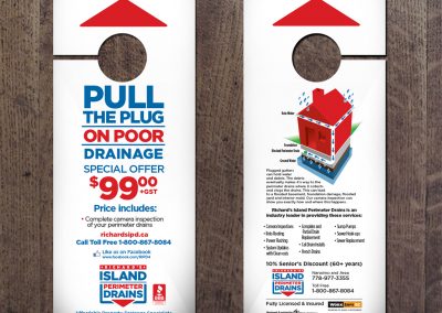 Door Hanger Mockup Both Sides